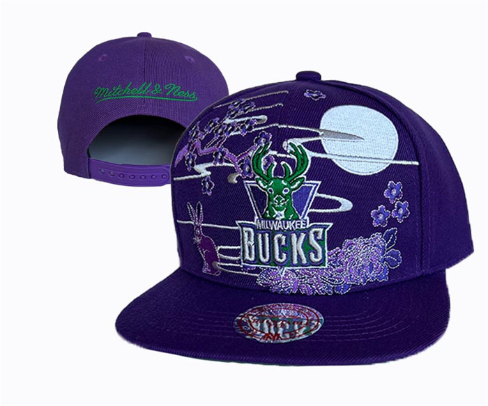 Milwaukee Bucks Stitched Snapback Hats 0026